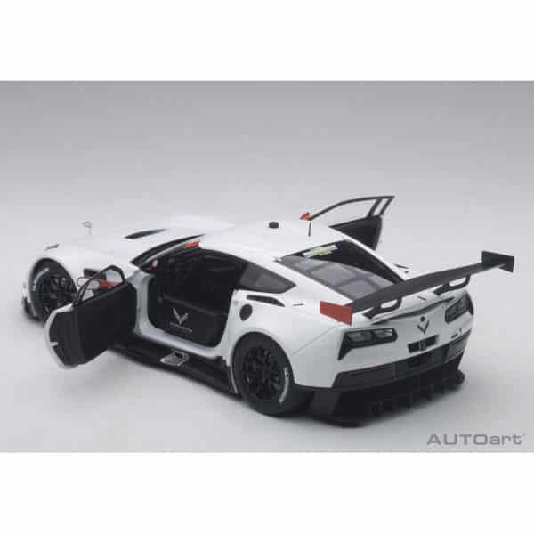 autoart - 1:18 chevrolet corvette c7.r plain body version (white)