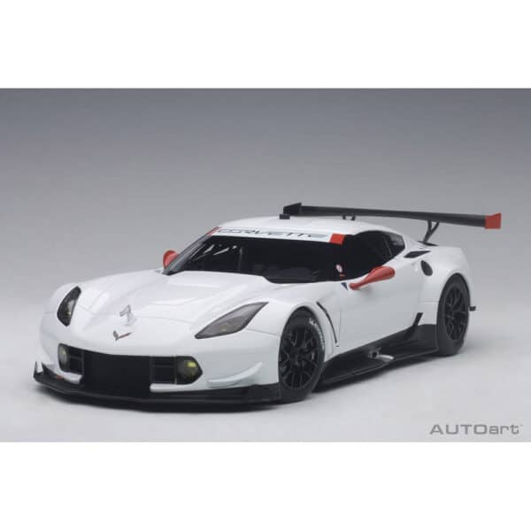 autoart - 1:18 chevrolet corvette c7.r plain body version (white)
