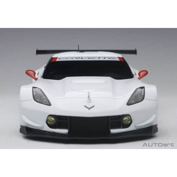 autoart - 1:18 chevrolet corvette c7.r plain body version (white)