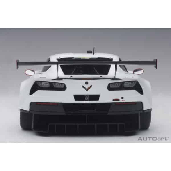 autoart - 1:18 chevrolet corvette c7.r plain body version (white)