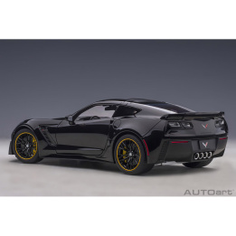 autoart - 1:18 chevrolet corvette c7 z06 c7r edition (black)