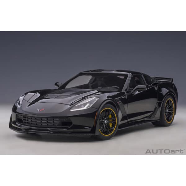 autoart - 1:18 chevrolet corvette c7 z06 c7r edition (black)