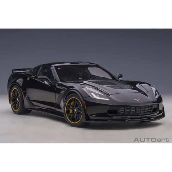 autoart - 1:18 chevrolet corvette c7 z06 c7r edition (black)