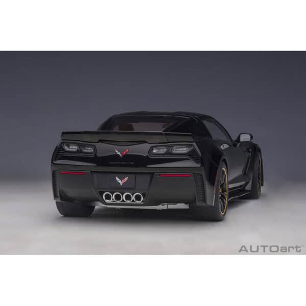 autoart - 1:18 chevrolet corvette c7 z06 c7r edition (black)