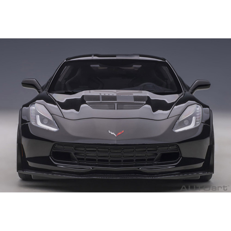 autoart - 1:18 chevrolet corvette c7 z06 c7r edition (black)