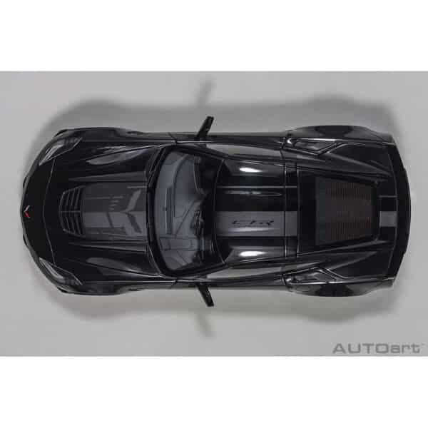 autoart - 1:18 chevrolet corvette c7 z06 c7r edition (black)