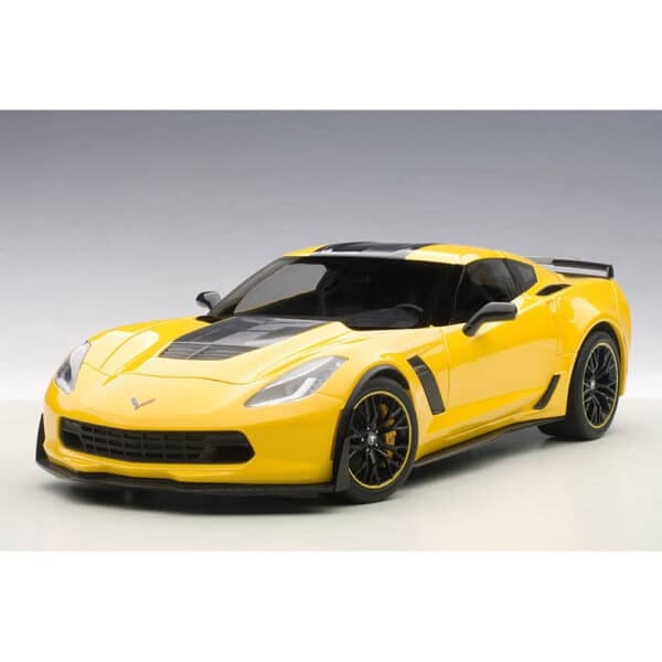 autoart - 1:18 chevrolet corvette c7 z06 c7r edition (corvette racing yellow)