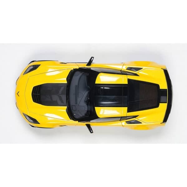 autoart - 1:18 chevrolet corvette c7 z06 c7r edition (corvette racing yellow)