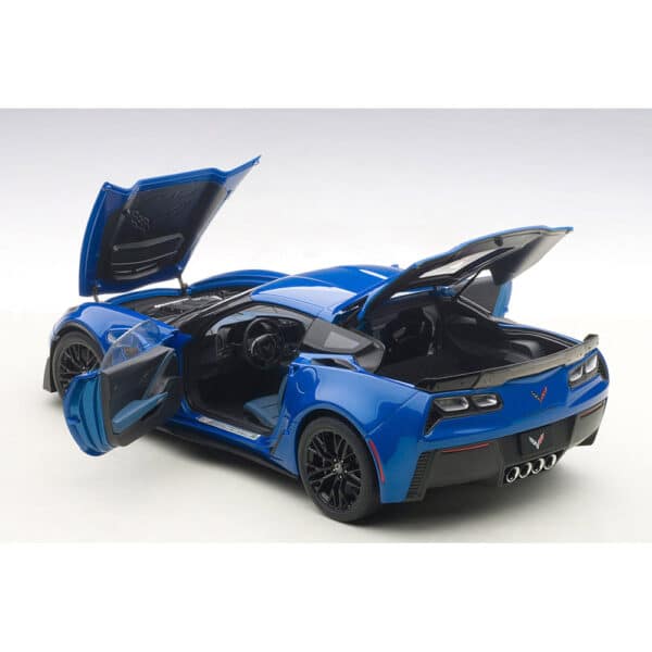 autoart - 1:18 chevrolet corvette c7 z06 (laguna blue tintcoat)