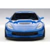 AUTOart 1:18 Chevrolet Corvette C7 Z06 année 2014 laguna bleu 71265