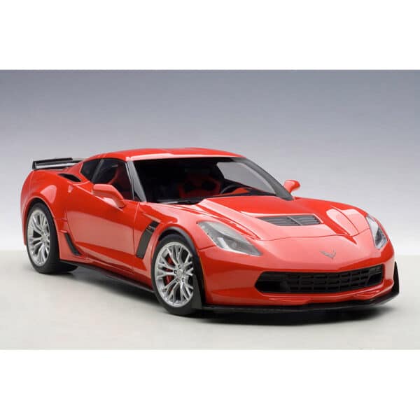 autoart - 1:18 chevrolet corvette c7 z06 (torch red)