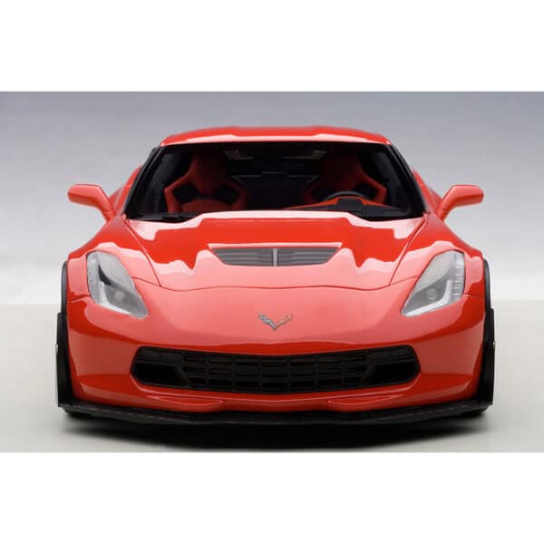 autoart - 1:18 chevrolet corvette c7 z06 (torch red)