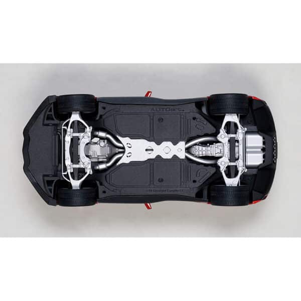 autoart - 1:18 chevrolet corvette c7 z06 (torch red)