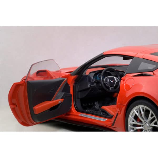 autoart - 1:18 chevrolet corvette c7 z06 (torch red)