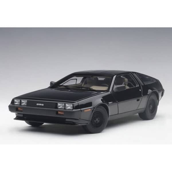 autoart - 1:18 delorean dmc-12 (black metallic)