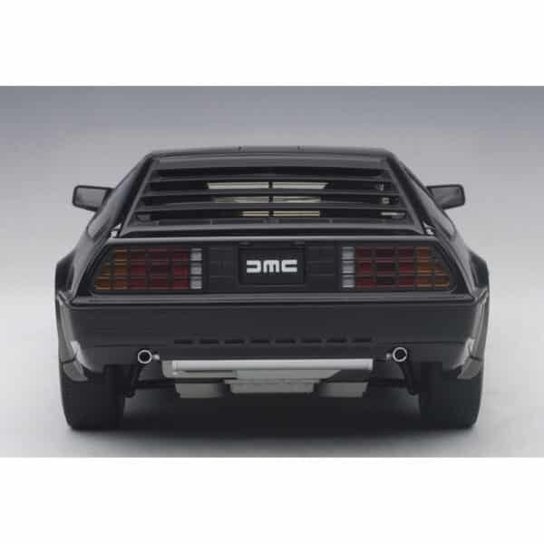 autoart - 1:18 delorean dmc-12 (black metallic)