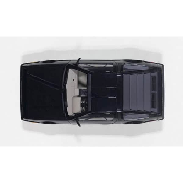 autoart - 1:18 delorean dmc-12 (black metallic)