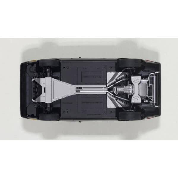 autoart - 1:18 delorean dmc-12 (black metallic)