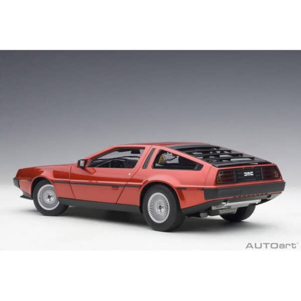 autoart - 1:18 delorean dmc-12 (red metallic)