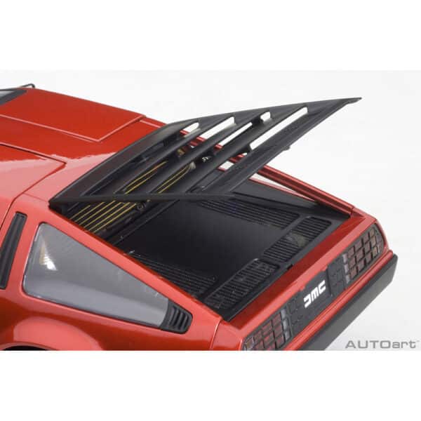 autoart - 1:18 delorean dmc-12 (red metallic)