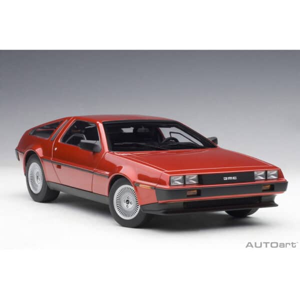 autoart - 1:18 delorean dmc-12 (red metallic)