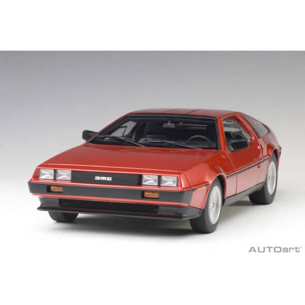 autoart - 1:18 delorean dmc-12 (red metallic)