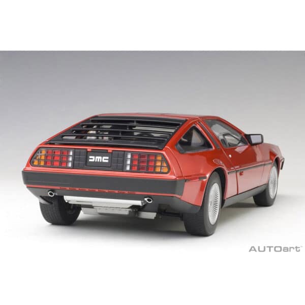 autoart - 1:18 delorean dmc-12 (red metallic)