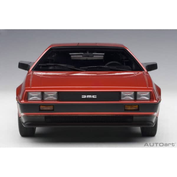 autoart - 1:18 delorean dmc-12 (red metallic)