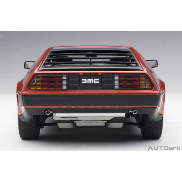 autoart - 1:18 delorean dmc-12 (red metallic)
