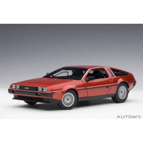 autoart - 1:18 delorean dmc-12 (red metallic)