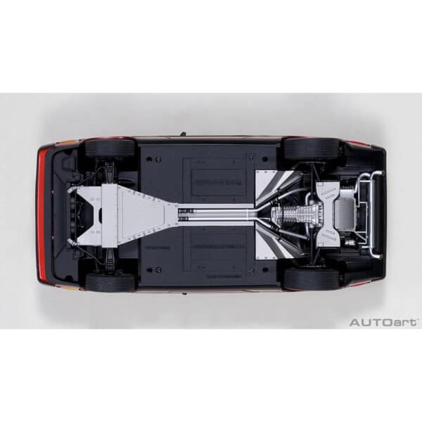 autoart - 1:18 delorean dmc-12 (red metallic)