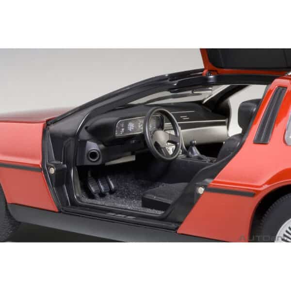 autoart - 1:18 delorean dmc-12 (red metallic)
