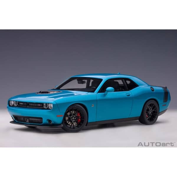 autoart - 1:18 dodge challenger 392 hemi scat pack shaker 2018 (b5 blue)