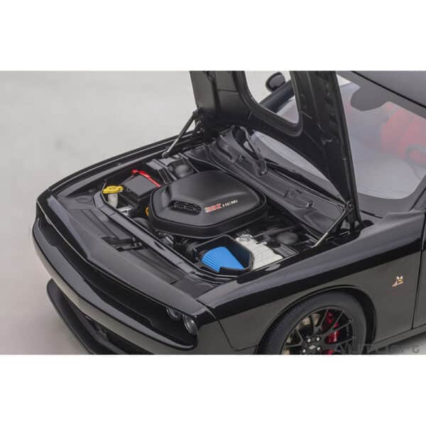 autoart - 1:18 dodge challenger 392 hemi scat pack shaker 2018 (pitch black)