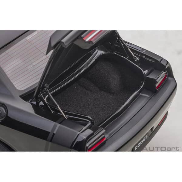 autoart - 1:18 dodge challenger 392 hemi scat pack shaker 2018 (pitch black)