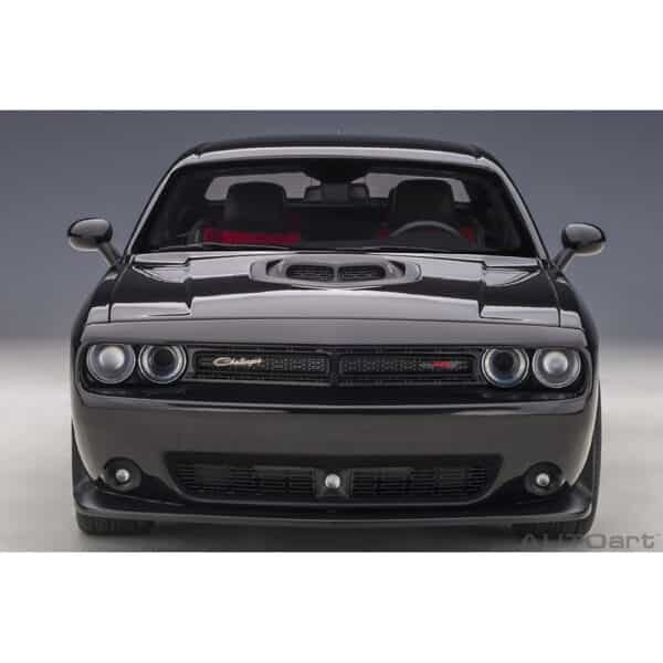 autoart - 1:18 dodge challenger 392 hemi scat pack shaker 2018 (pitch black)
