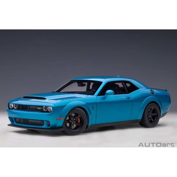 autoart - 1:18 dodge challenger srt demon (b5 blue)