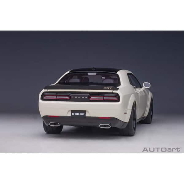 autoart - 1:18 dodge challenger srt demon (knuckle white)