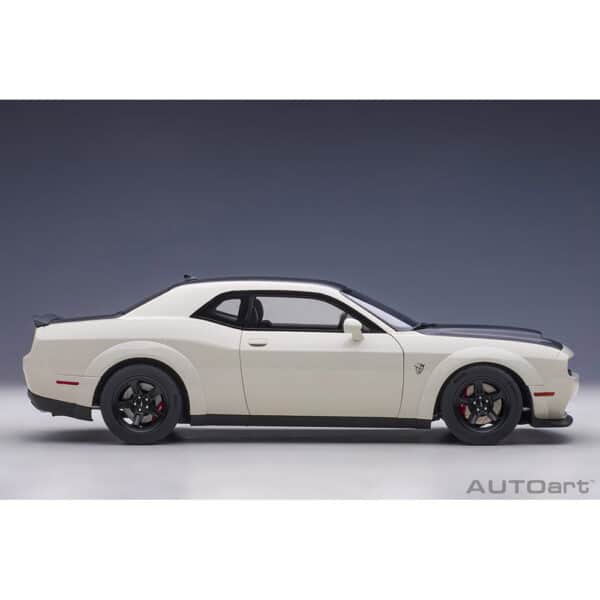 autoart - 1:18 dodge challenger srt demon (knuckle white)