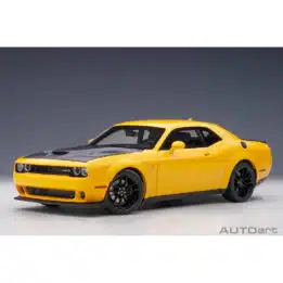 autoart - 1:18 dodge challenger srt hellcat widebody 2018 (yellow jacket)