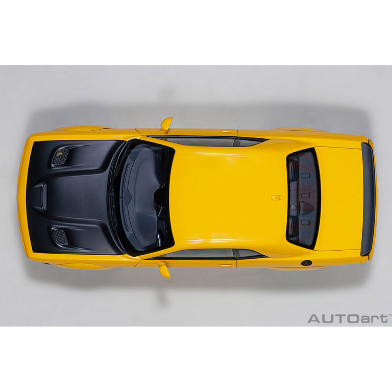 autoart - 1:18 dodge challenger srt hellcat widebody 2018 (yellow jacket)
