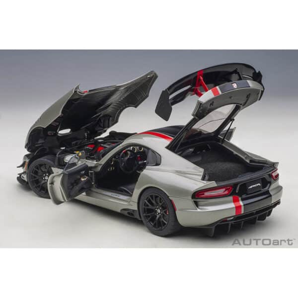 autoart - 1:18 dodge viper acr 2017 (billet silver metallic)