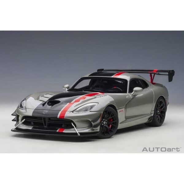 autoart - 1:18 dodge viper acr 2017 (billet silver metallic)