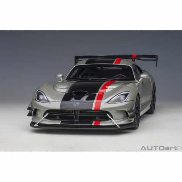 autoart - 1:18 dodge viper acr 2017 (billet silver metallic)