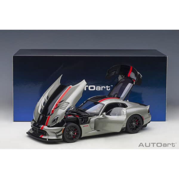 autoart - 1:18 dodge viper acr 2017 (billet silver metallic)