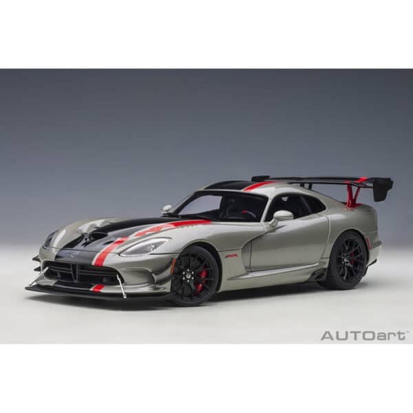 autoart - 1:18 dodge viper acr 2017 (billet silver metallic)