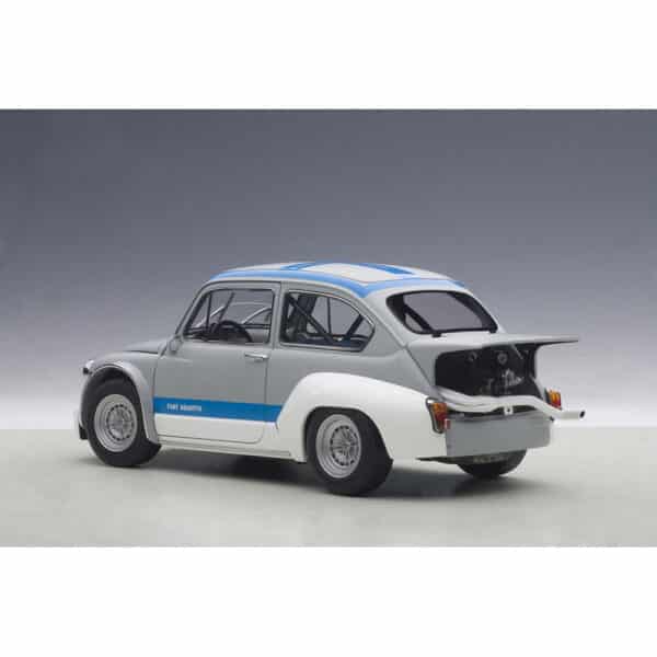 autoart - 1:18 fiat abarth tcr 1000 (matt grey with blue stripes)