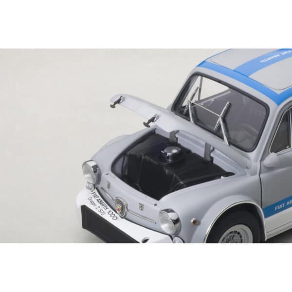 autoart - 1:18 fiat abarth tcr 1000 (matt grey with blue stripes)