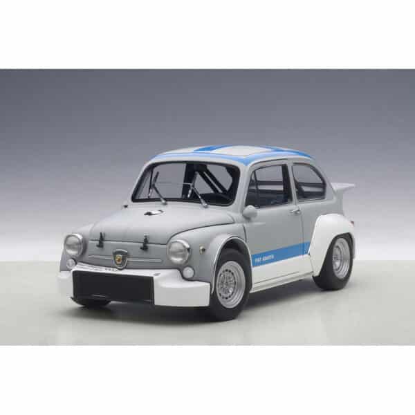 autoart - 1:18 fiat abarth tcr 1000 (matt grey with blue stripes)