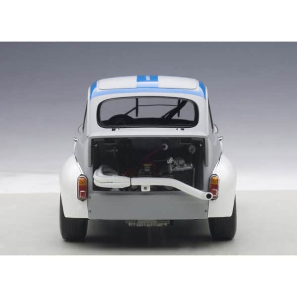 autoart - 1:18 fiat abarth tcr 1000 (matt grey with blue stripes)